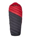 Blue Ridge Activ Blue Ridge Home Fashions Waterproof Mummy Style Down Sleeping Bag In Red