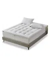 Blue Ridge Home Fashions 260 Thread Count Mattress Topper In White