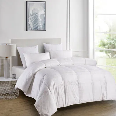 Blue Ridge Home Fashions 600 Thread Count Windowpane Duraloft Down Alternative Comforter-extra Warmth