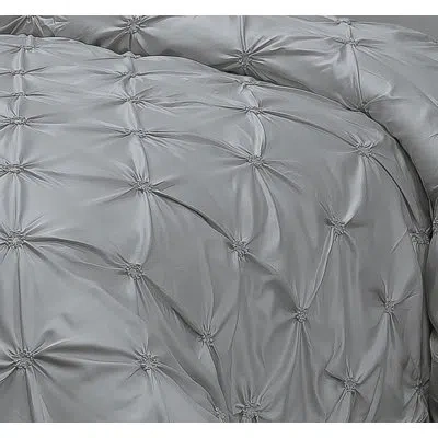 Blue Ridge Home Fashions Duvet Cover Set In Sharkskin