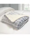 Blue Ridge Home Micromink Sherpa Reversible Throw