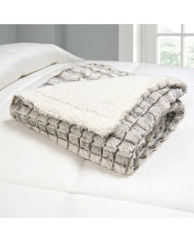 Blue Ridge Home Micromink Sherpa Reversible Throw