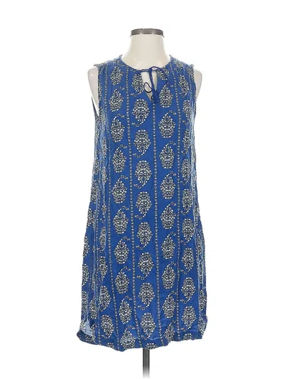 Pre-owned Blue Saks Fifth Avenue Casual Dress In Blue