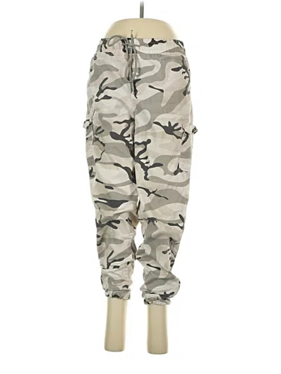 Pre-owned Blue Savvy Cargo Pants In White