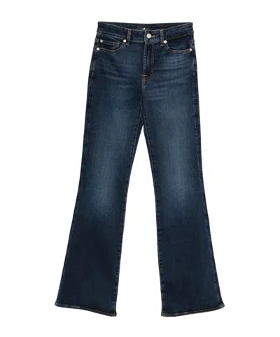 Blue Seven Belt Loop Jeans In Blue