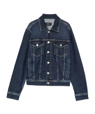 Blue Seven Long-sleeved Denim Jacket In Blue