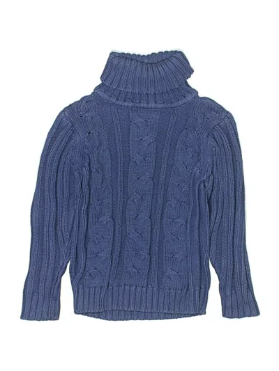 Pre-owned Blue Seven Kids' Turtleneck Sweater In Blue
