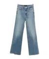 Blue Seven Wide-leg Pants With Belt Loops In Blue