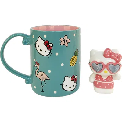 Blue Sky Clayworks Hello Kitty Polka Dot Mug & Figurine Set In Multi