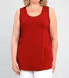 Blue Sky Clothing Co Jazz Tank In Lipstick In Multi