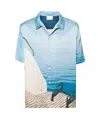 Blue Sky Inn Graphic-print Short-sleeve Shirt In Blue