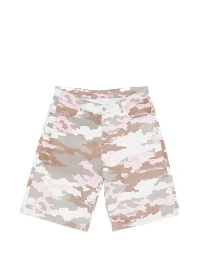Blue Sky Inn Camo-print Shorts In Multi