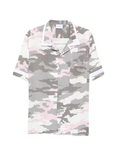 Blue Sky Inn Camouflage-print Shirt In Multi
