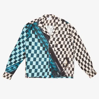 Blue Sky Inn Check Pool Long-sleeve Shirt In Multi