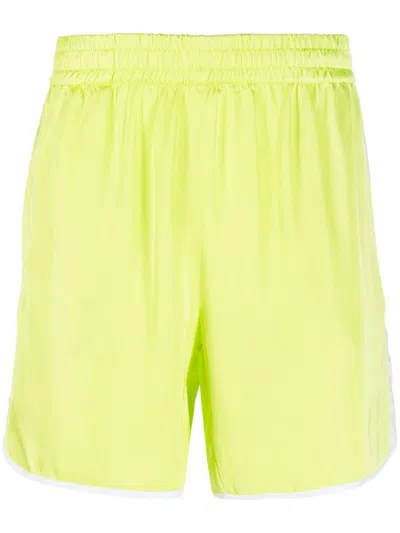 BLUE SKY INN CONTRASTING-SIDES TRACK SHORTS