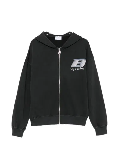 Blue Sky Inn Disco Palm Hoodie In Black