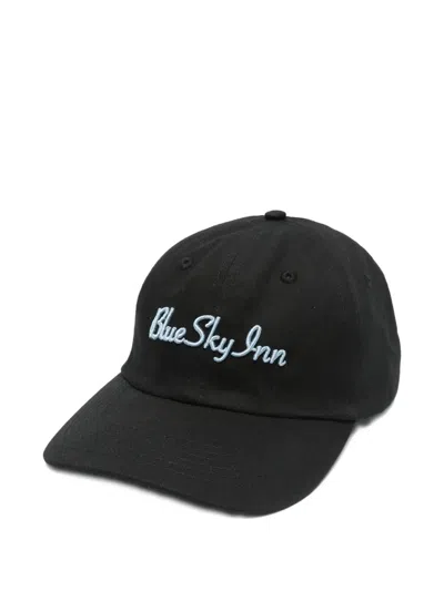 Blue Sky Inn Embroidered Logo Cap In Black