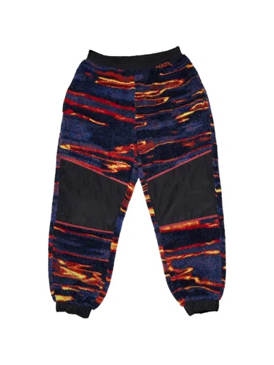 Blue Sky Inn Fleece-texture Panelled Track Pants In Black