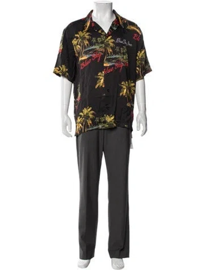 Pre-owned Blue Sky Inn Graphic Print Short Sleeve Shirt In Multi