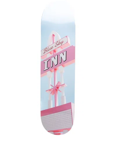 Blue Sky Inn Graphic-print Skateboard Deck In Neutrals