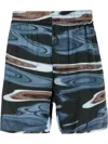 BLUE SKY INN GRAPHIC PRINT TRACK SHORTS