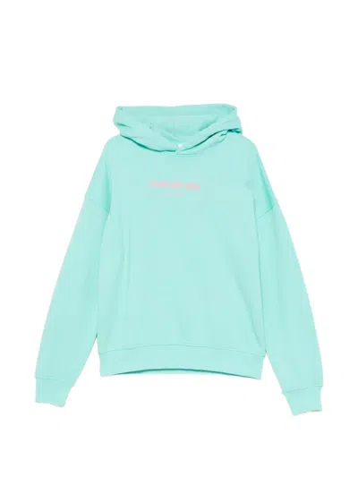 Blue Sky Inn Graphic-print Cotton Hoodie In Blue