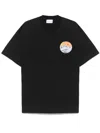 Blue Sky Inn Great Wave-patch T-shirt In Black