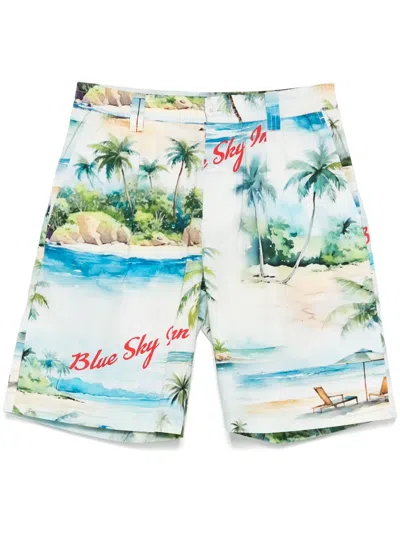 Blue Sky Inn Island Shorts In Blue