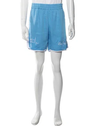 Pre-owned Blue Sky Inn Jogger Shorts In Blue/white