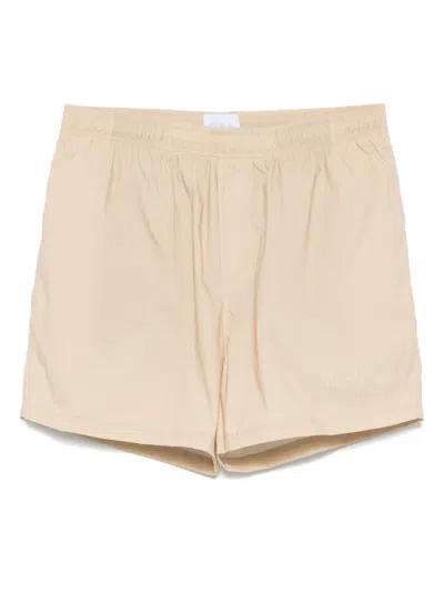 Blue Sky Inn Logo-embossed Swim Shorts In Neutrals