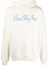 BLUE SKY INN LOGO-EMBROIDERED COTTON HOODIE