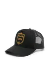 Blue Sky Inn Logo-embroidered Mesh-back Cap In Black