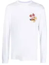 Blue Sky Inn Logo Long Sleeve T-shirt In White