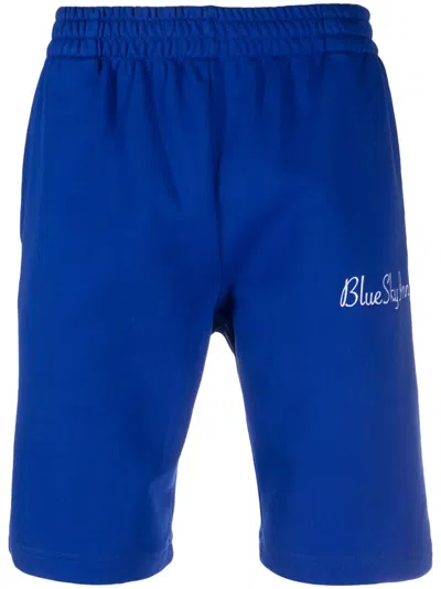 Blue Sky Inn Shorts Mit Logo-print In Blue