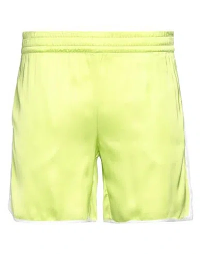 Blue Sky Inn Man Shorts & Bermuda Shorts Lime Green Size Xl Viscose