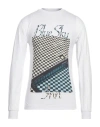 Blue Sky Inn Check Pool Graphic-print Cotton-jersey T-shirt In White