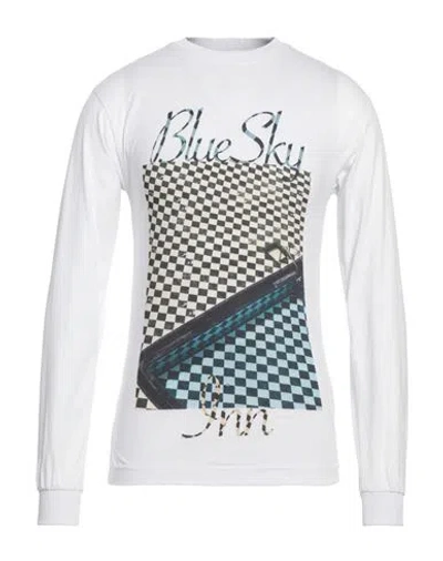 Blue Sky Inn Man T-shirt White Size S Cotton