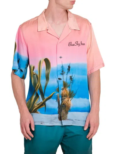 Blue Sky Inn Desert Sunrise Graphic-print Shirt