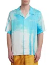 Blue Sky Inn Graphic-print Short-sleeve T-shirt In Blue White