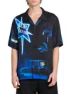 Blue Sky Inn Printed Short-sleeve Shirt In All Over Print
