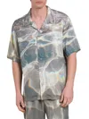 Blue Sky Inn Men's Underwater Camp Shirt In All Over Print