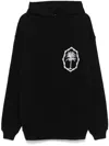 Blue Sky Inn Palm-logo Hoodie In Black