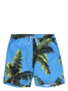 Blue Sky Inn Palm Tree-print Swim Shorts In Blue