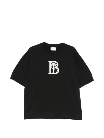Blue Sky Inn Palm-logo T-shirt In Black