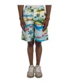 Blue Sky Inn Island Poplin Shorts In Green