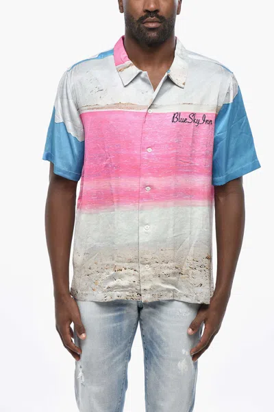 Blue Sky Inn Patterned Short-sleeve Shirt In Multicolor