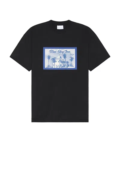 Blue Sky Inn Postcard Logo T-shirt In Black