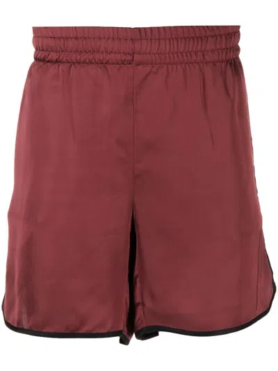 Blue Sky Inn Satin-finish Shorts In Brown