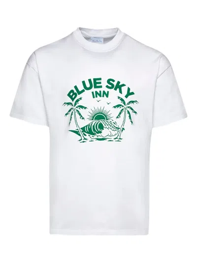 Blue Sky Inn Sunny Wave T-shirt In White