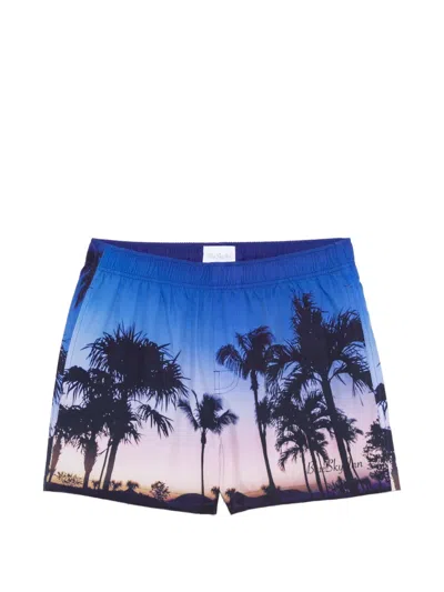 Blue Sky Inn Sunset Badeshorts In Blue